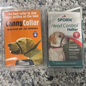 Canny collar and head control halter bundle